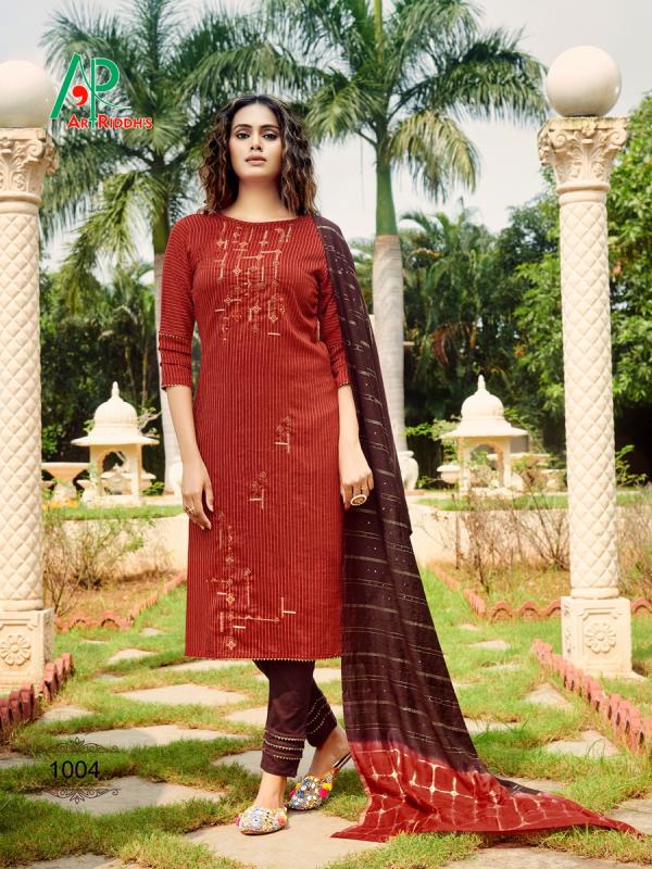 Art Riddh's Kalamakri Beautiful Cotton Readymade Salwar 